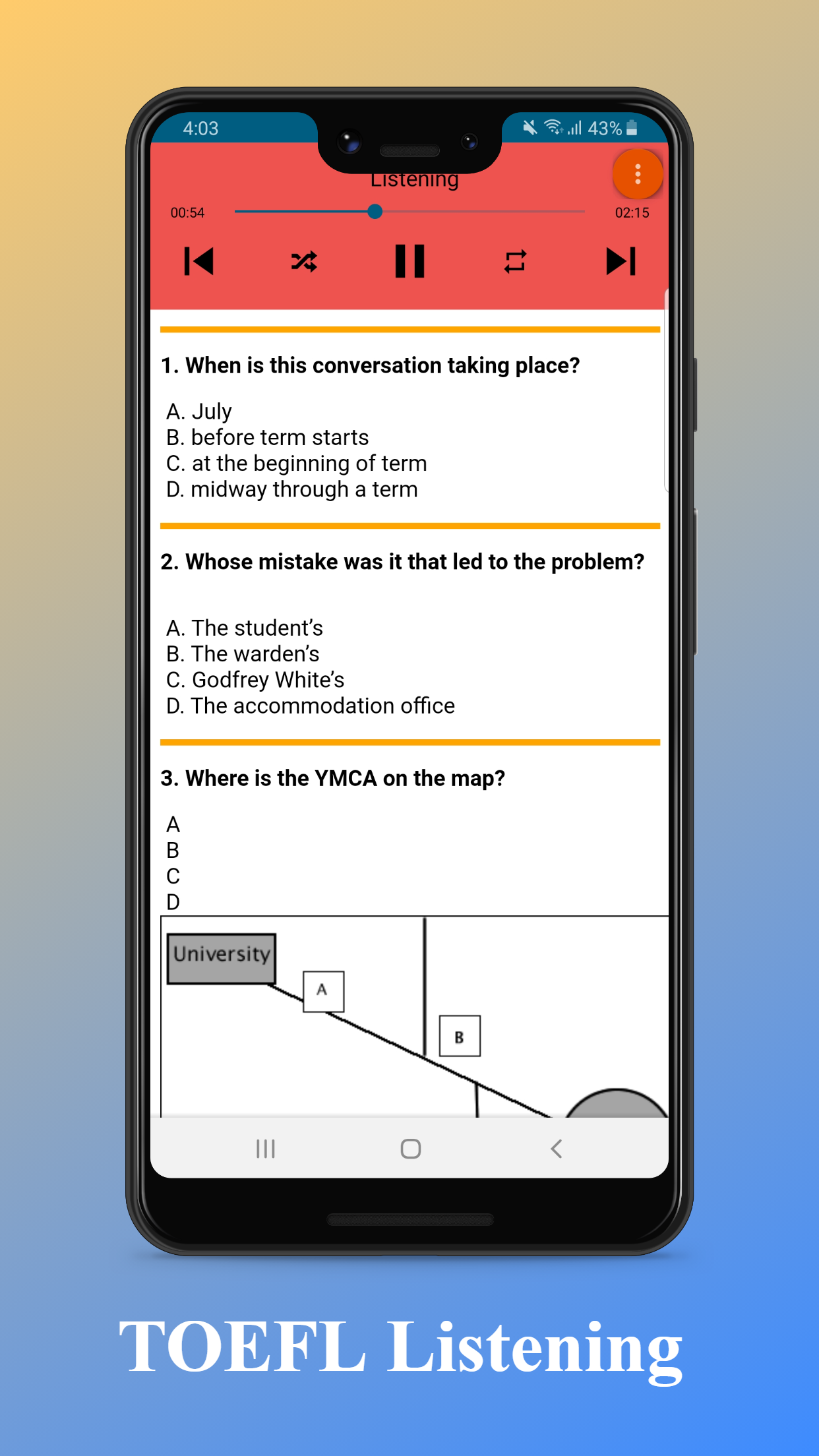 TOEFL Practice Test Screenshot4