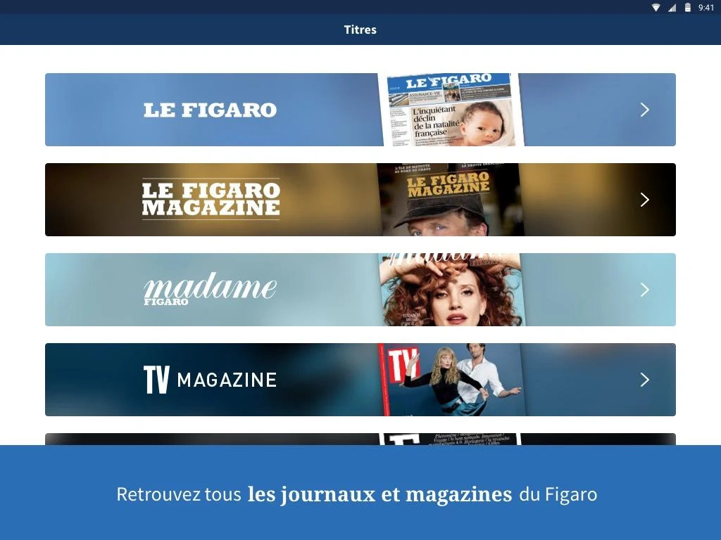 Kiosque Figaro: Journal Screenshot13