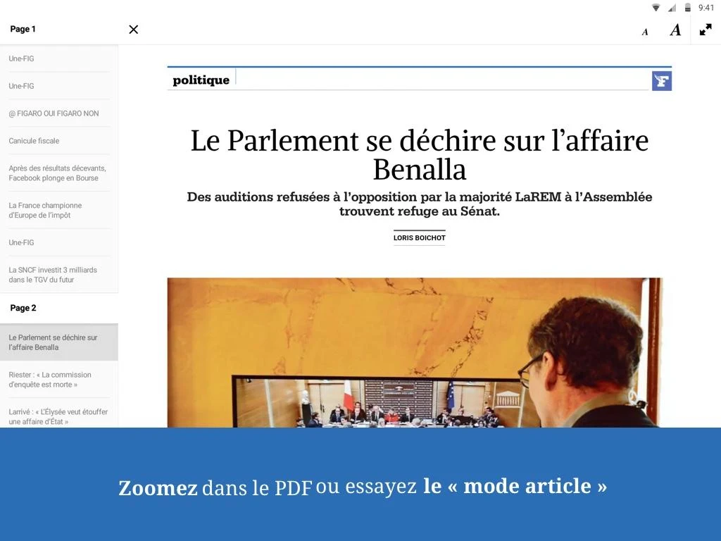 Kiosque Figaro: Journal Screenshot11
