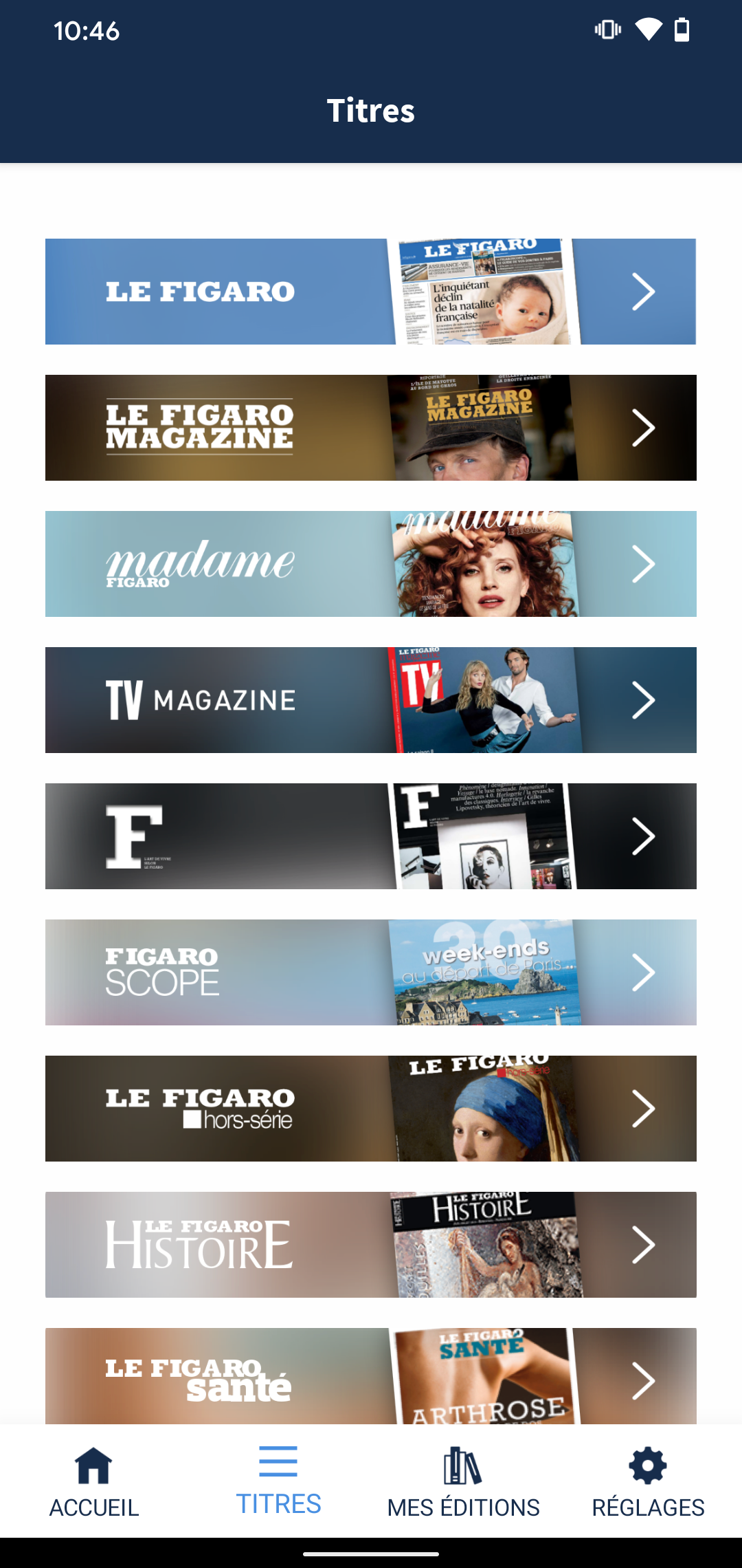 Kiosque Figaro: Journal Screenshot4