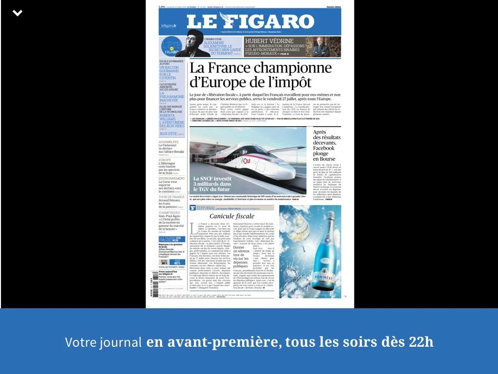Kiosque Figaro: Journal Screenshot9