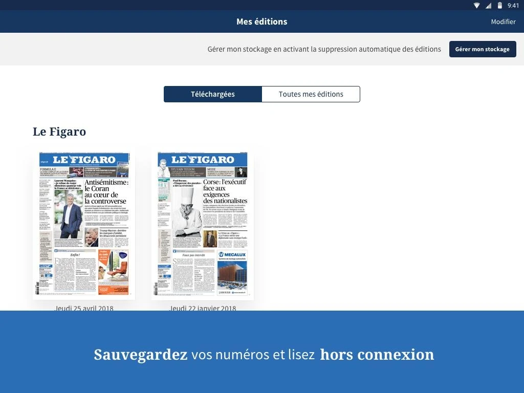 Kiosque Figaro: Journal Screenshot10