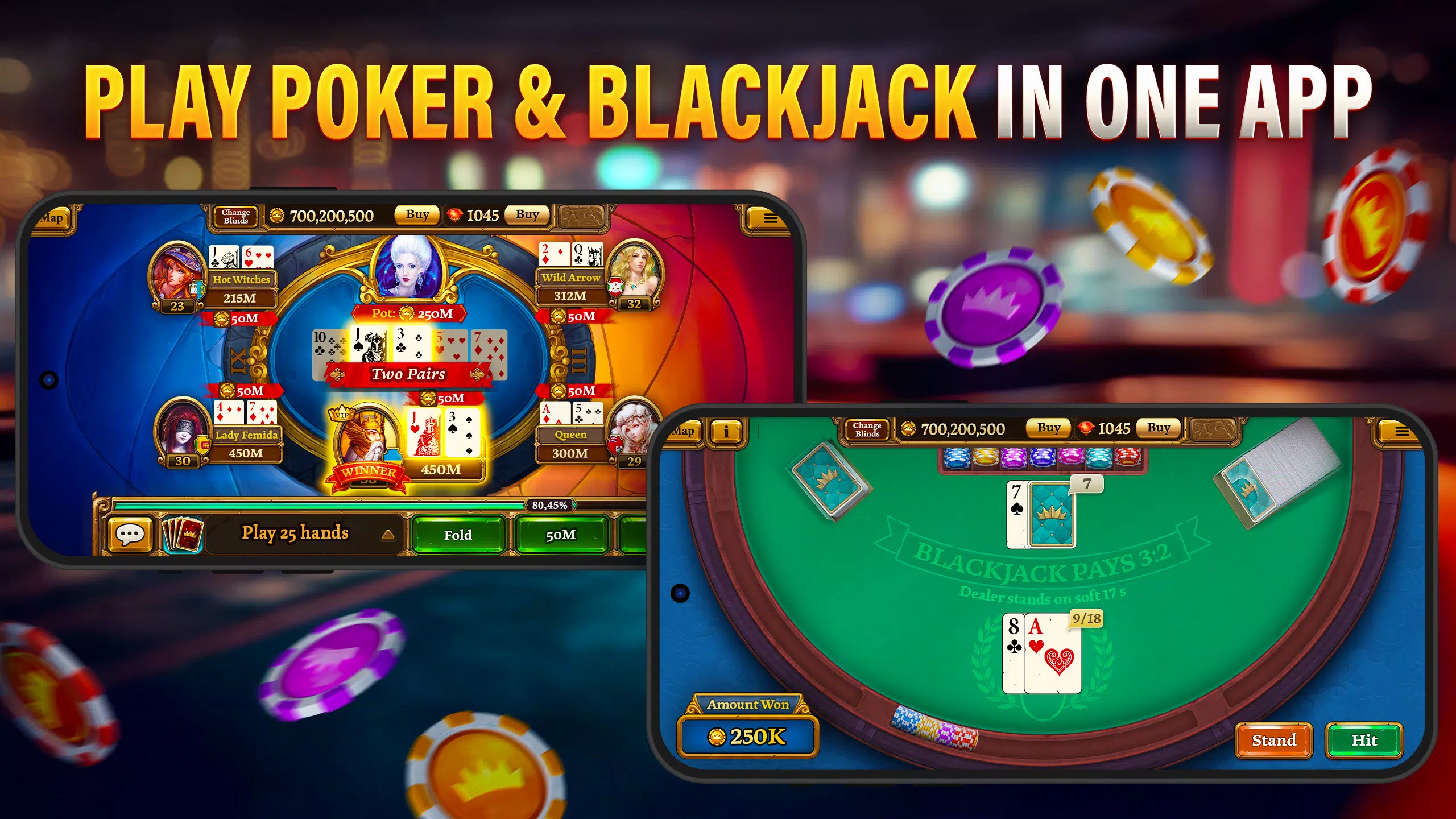 Texas Holdem Poker & Blackjack Screenshot4