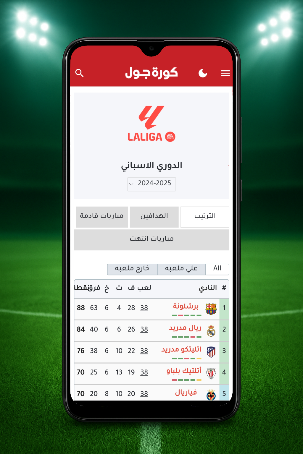 كورة جول - تابع مباريات اليوم Screenshot5