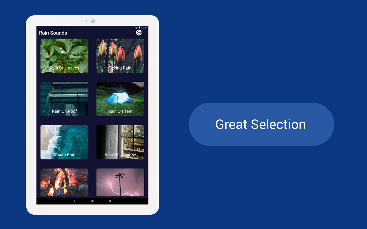 Rain Thunderstorm Sleep Sounds Screenshot8