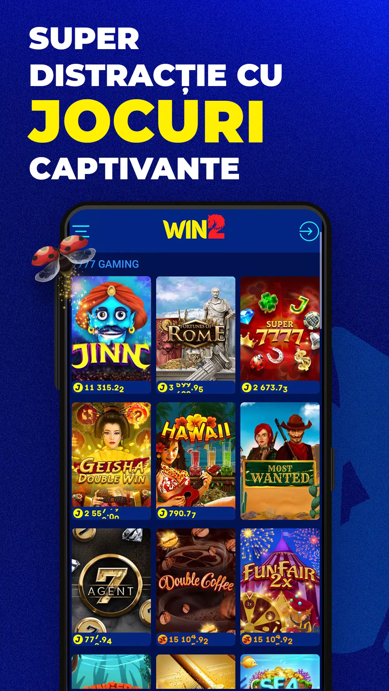 WIN2RO - Casino Screenshot1