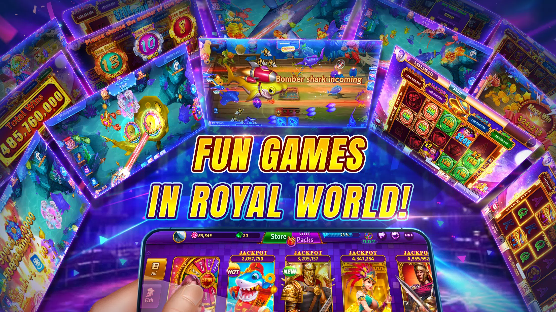 Royal World Slots Fish Games Screenshot4