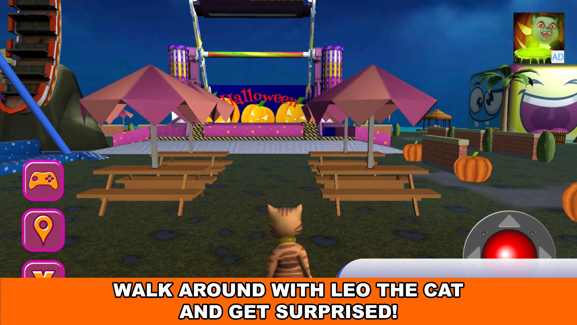 Halloween Cat Theme Park 3D Screenshot13