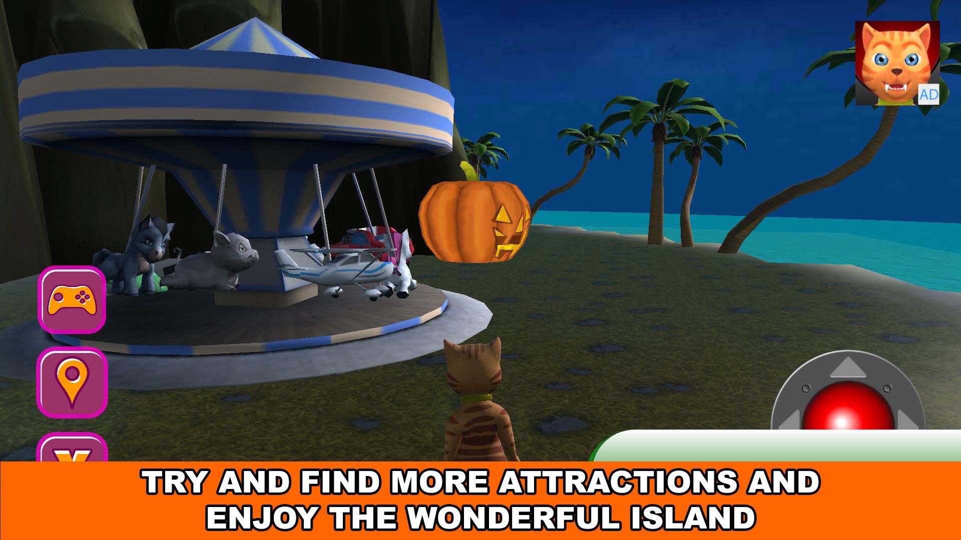 Halloween Cat Theme Park 3D Screenshot20