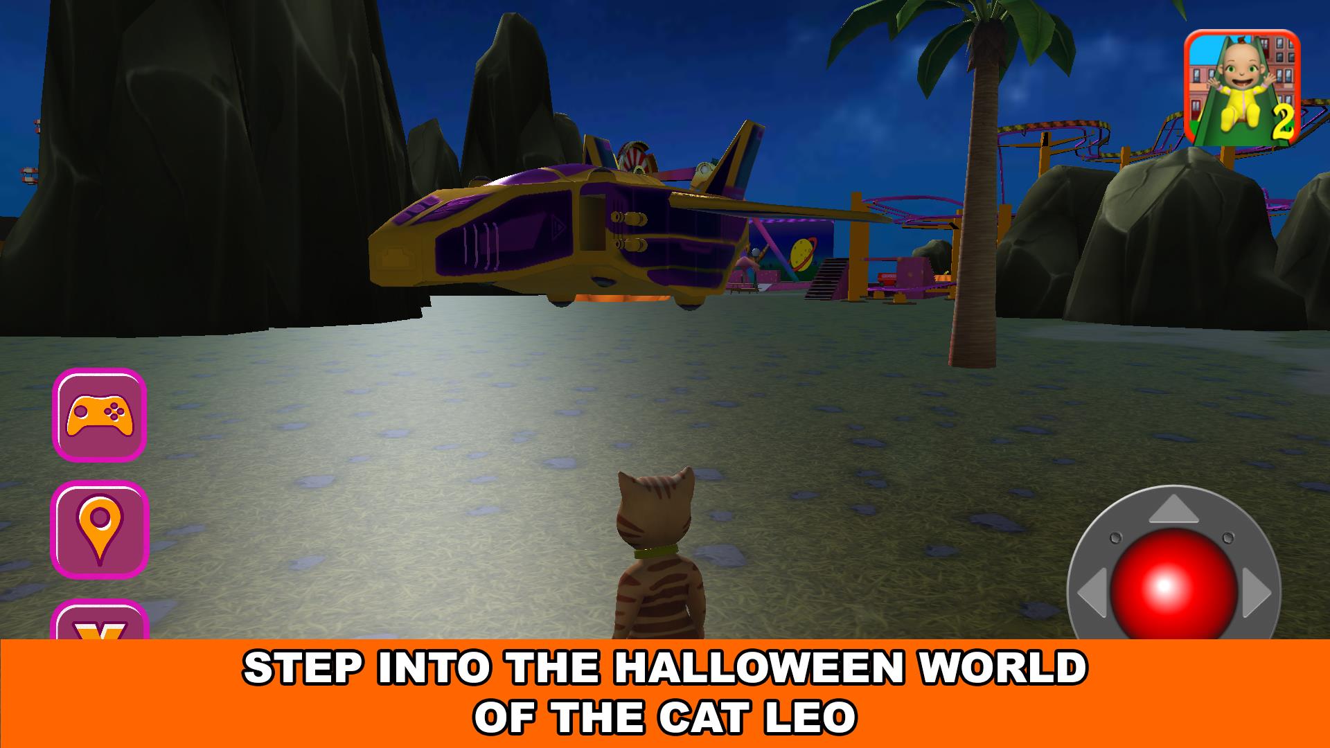 Halloween Cat Theme Park 3D Screenshot7