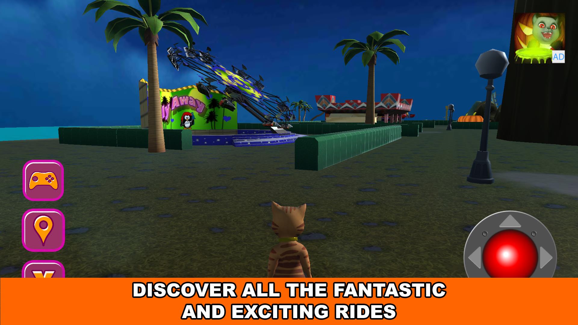 Halloween Cat Theme Park 3D Screenshot27
