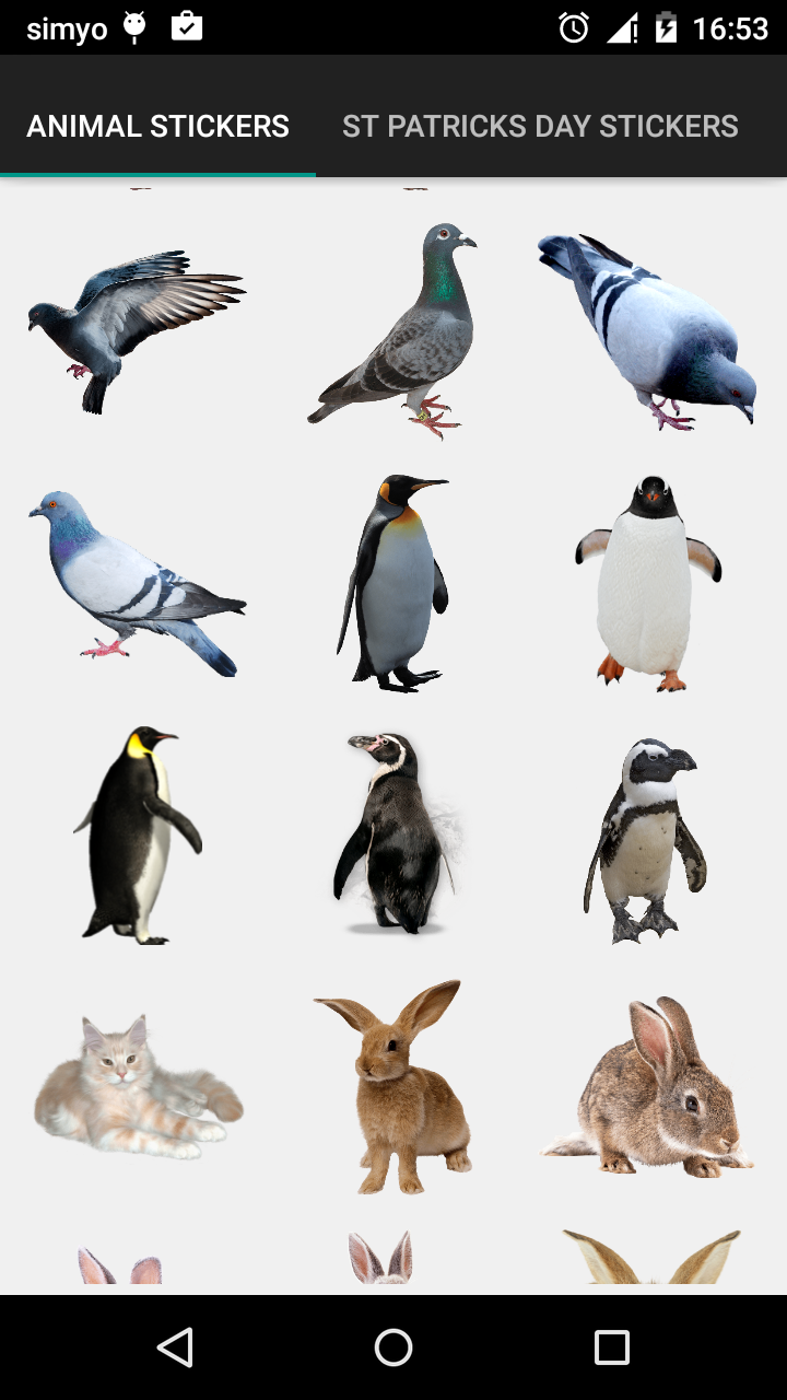 Real Animals Photo Stickers Screenshot6