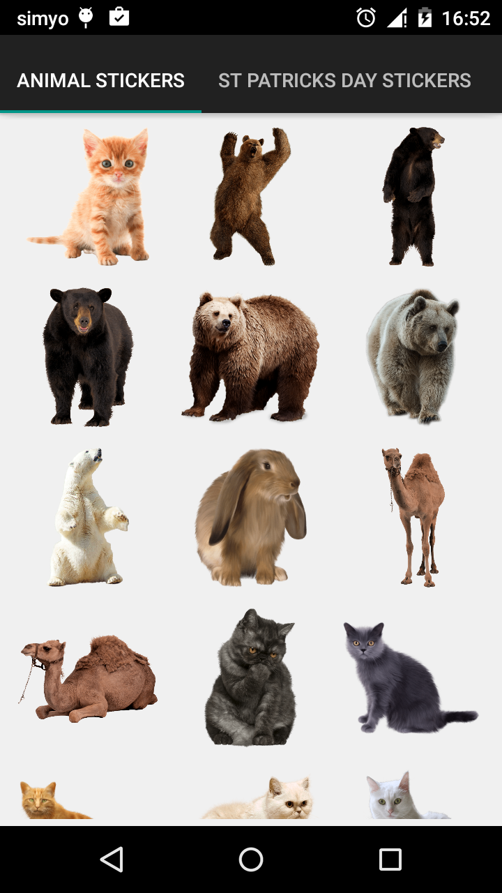 Real Animals Photo Stickers Screenshot8