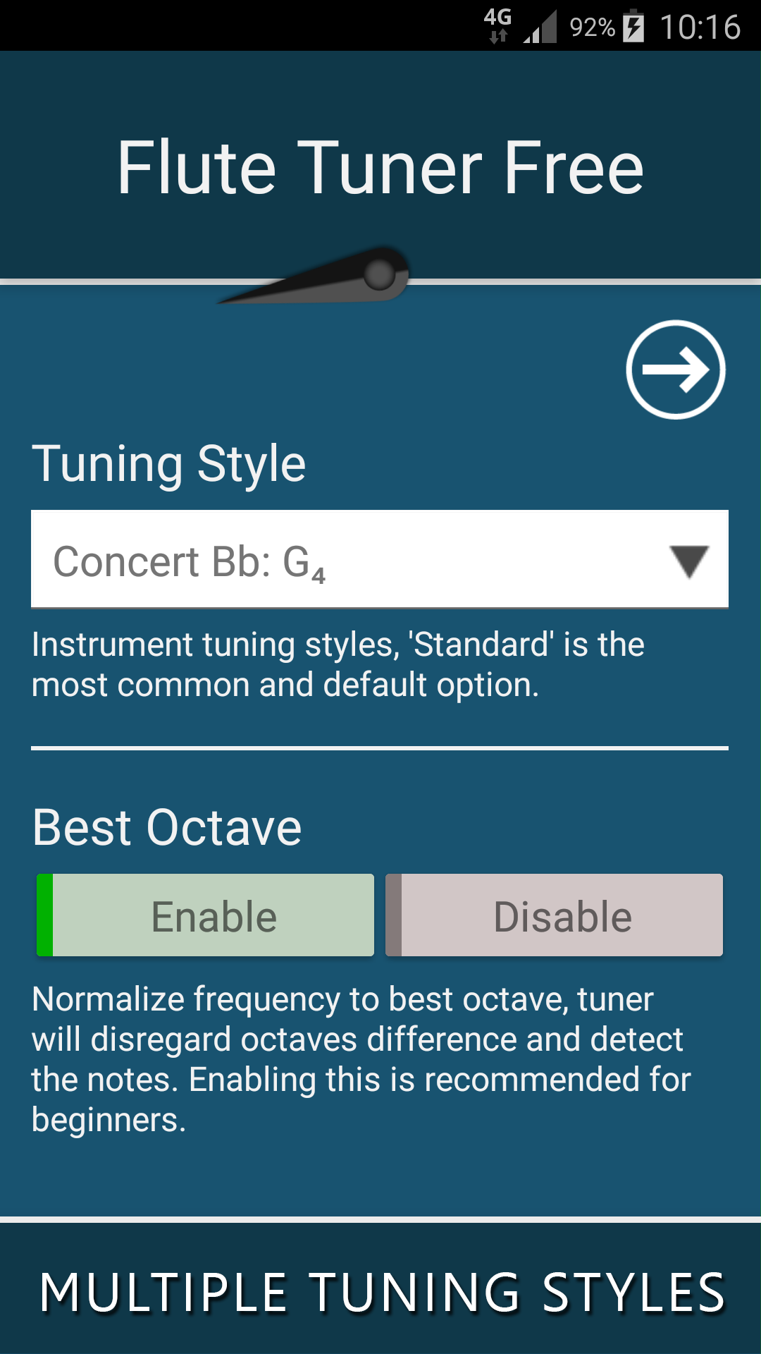 Flute Tuner Screenshot3