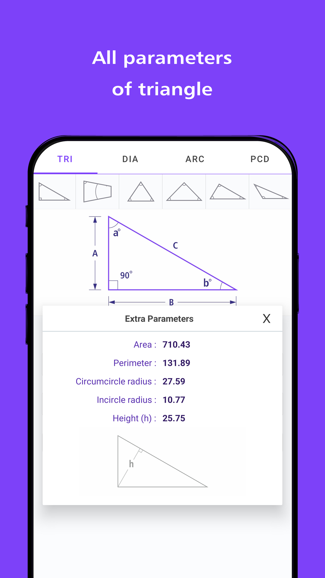 Angle Finder - Trig Calculator Screenshot10