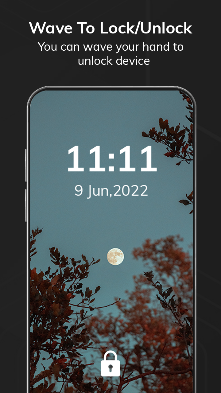 Wave to Lock/Unlock Screen Screenshot2