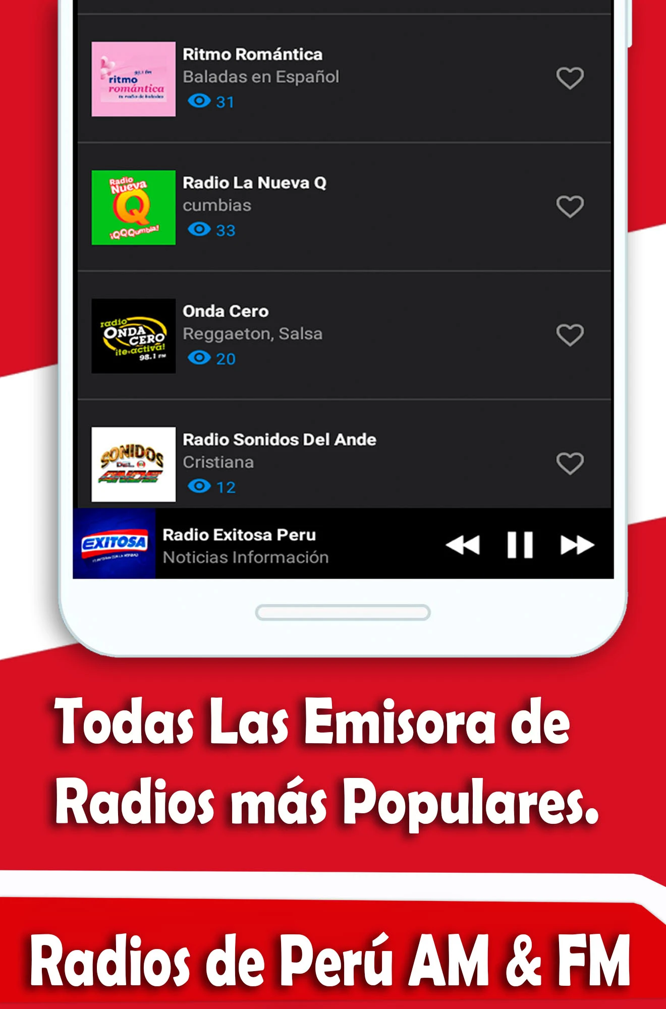 Radios del Peru - Perú AM FM Screenshot3