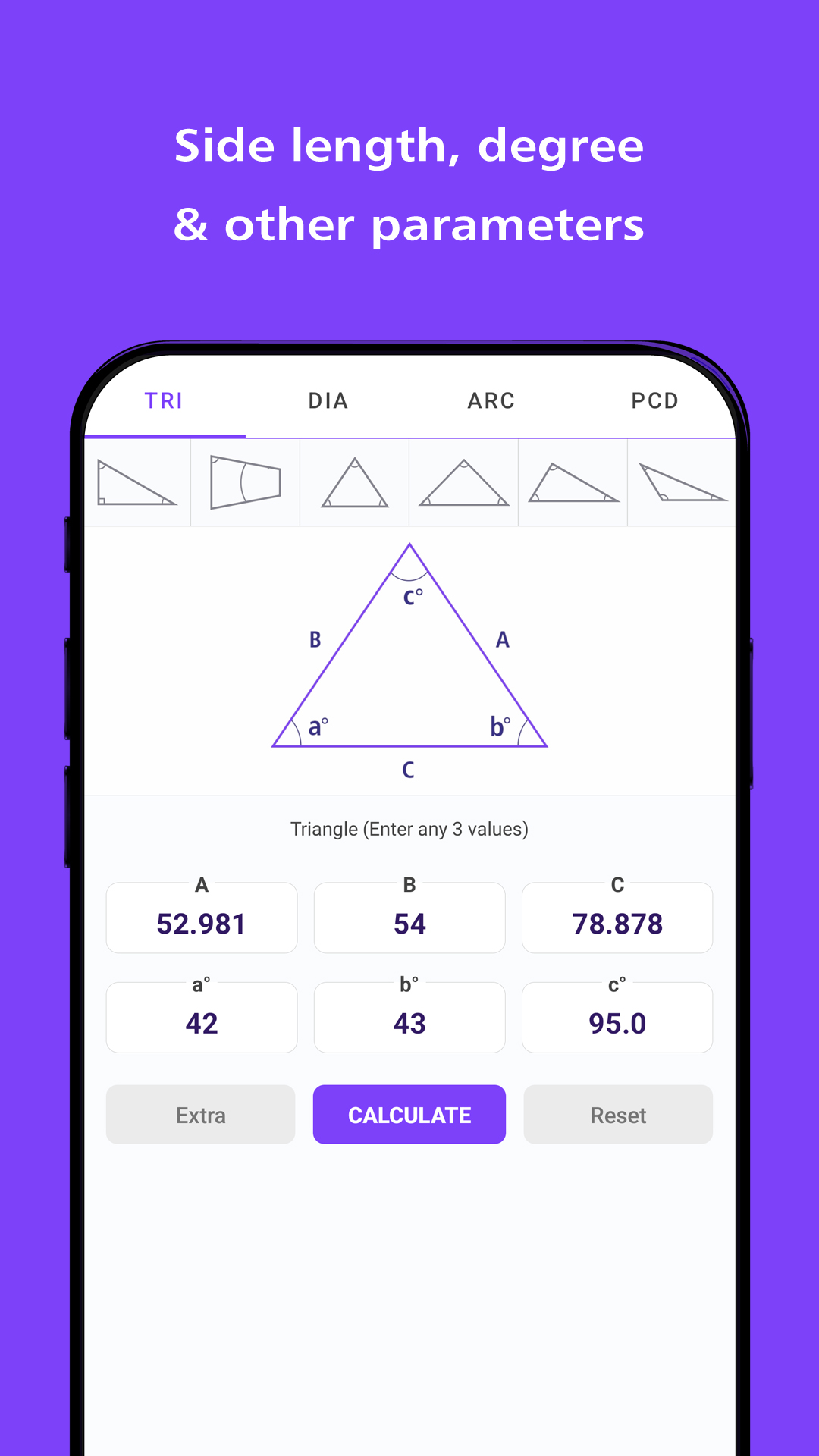 Angle Finder - Trig Calculator Screenshot12