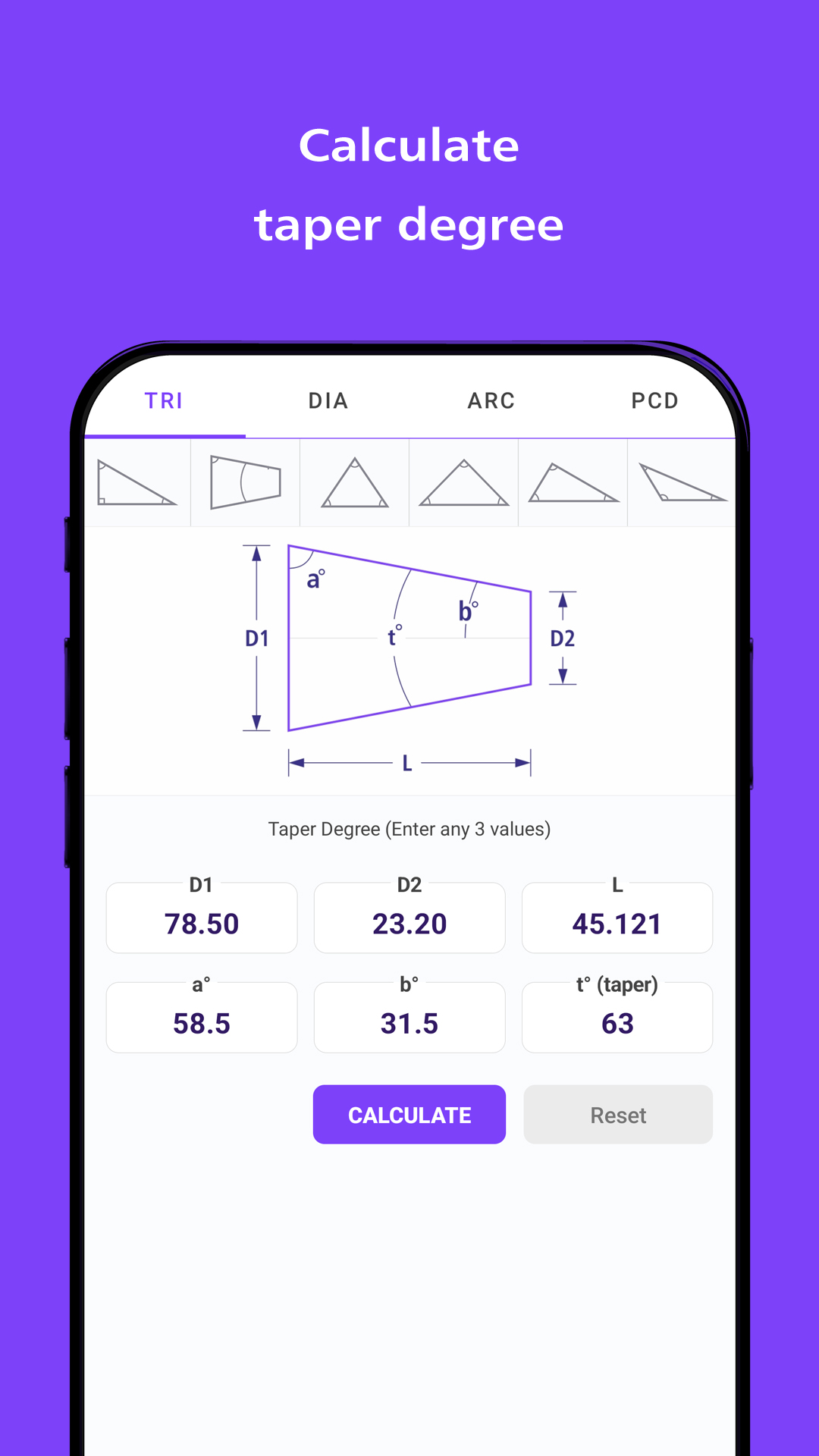 Angle Finder - Trig Calculator Screenshot11