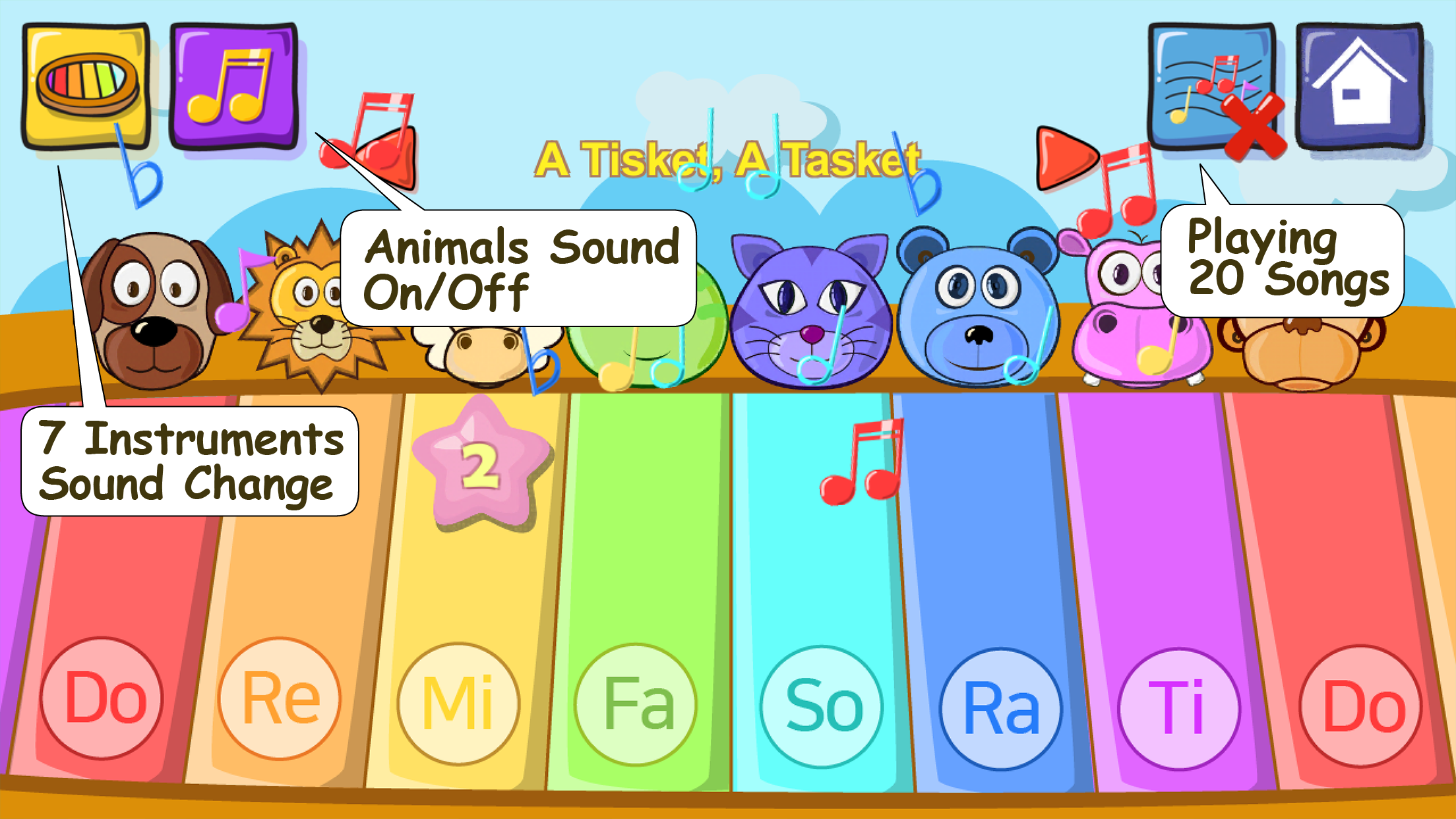 Children Piano - Instruments Screenshot2