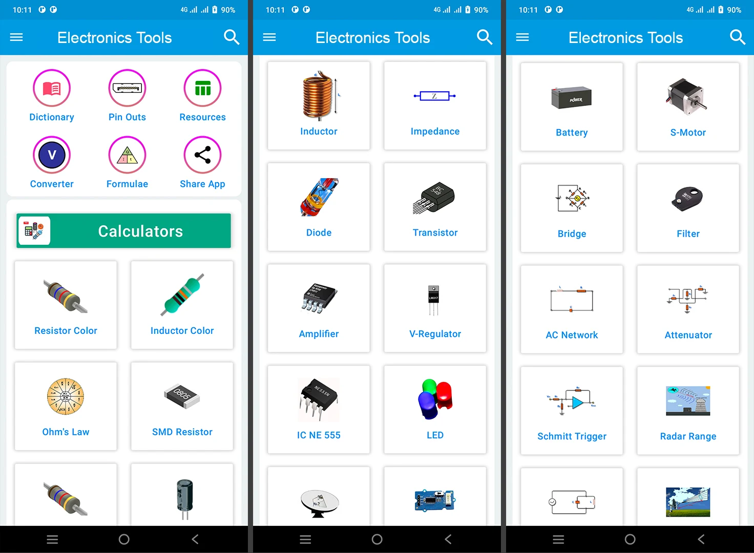 Electronics Tools: ElectroCalc Screenshot1