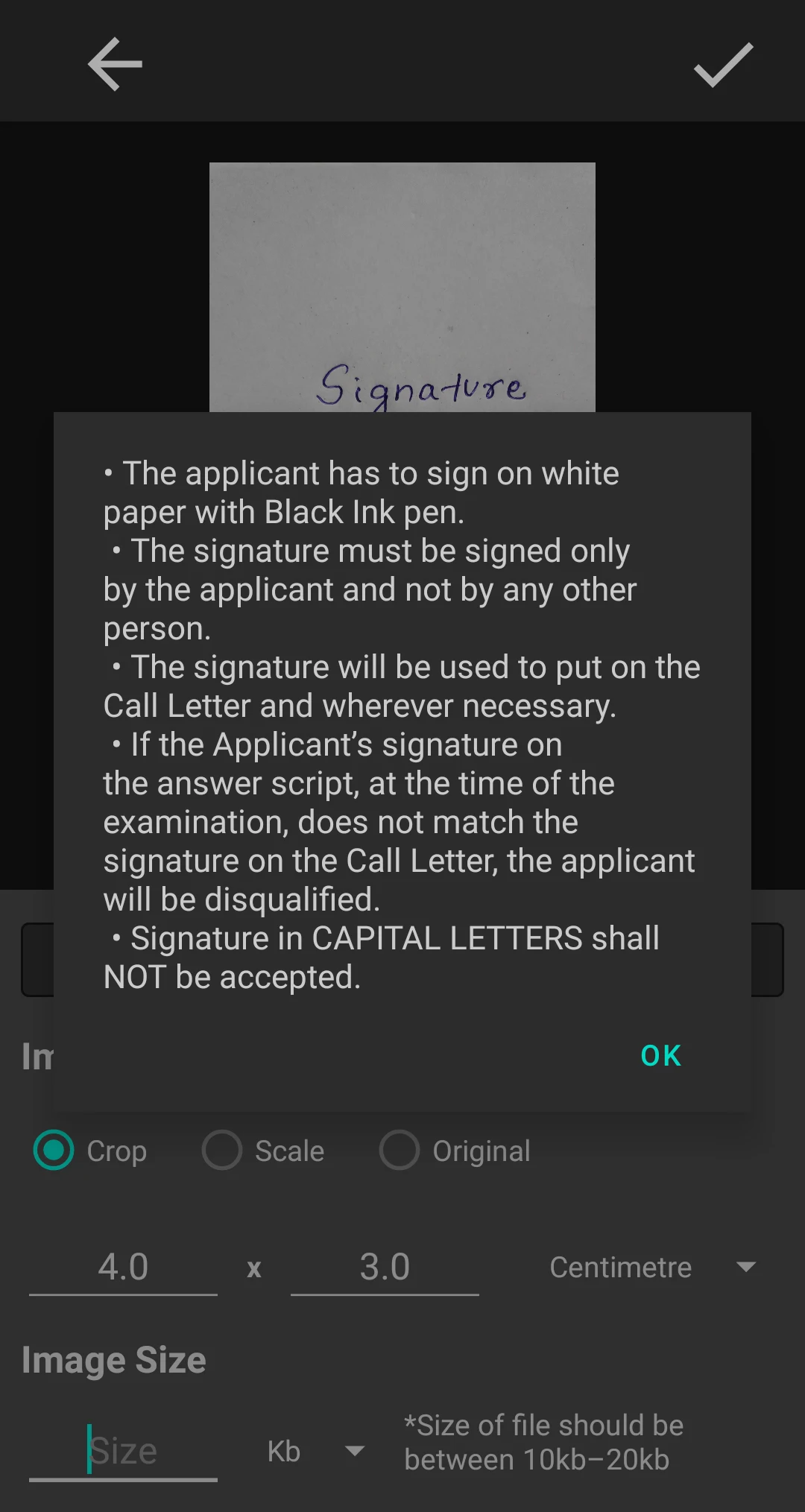 Photo Maker for Form Fillup Screenshot1