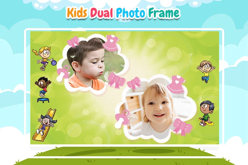 Kids Dual Photo Frames Screenshot6