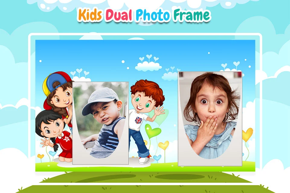Kids Dual Photo Frames Screenshot1