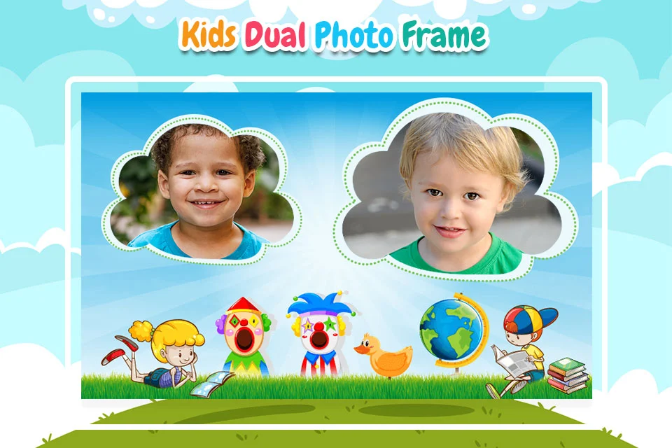 Kids Dual Photo Frames Screenshot2
