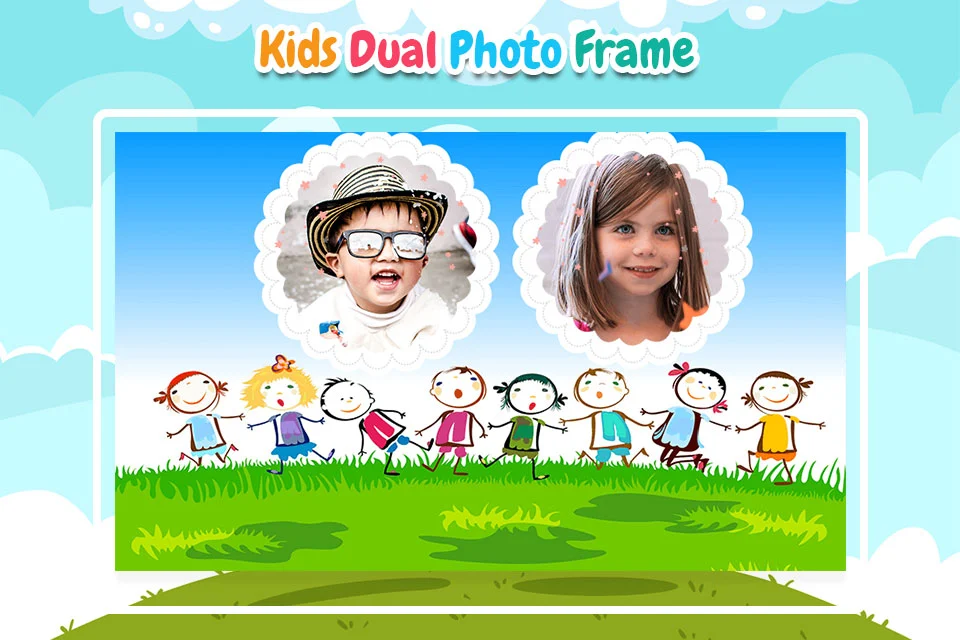 Kids Dual Photo Frames Screenshot7