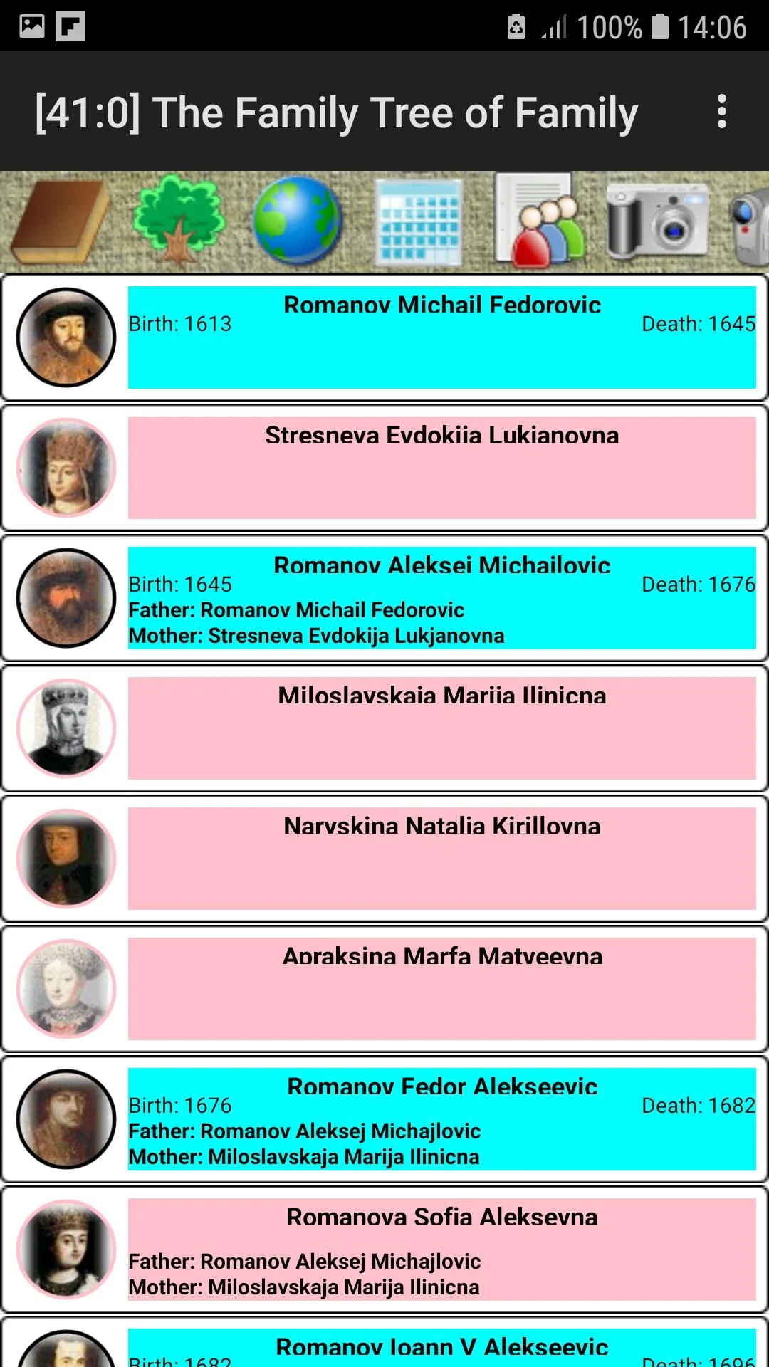 The Family Tree of Family Screenshot1