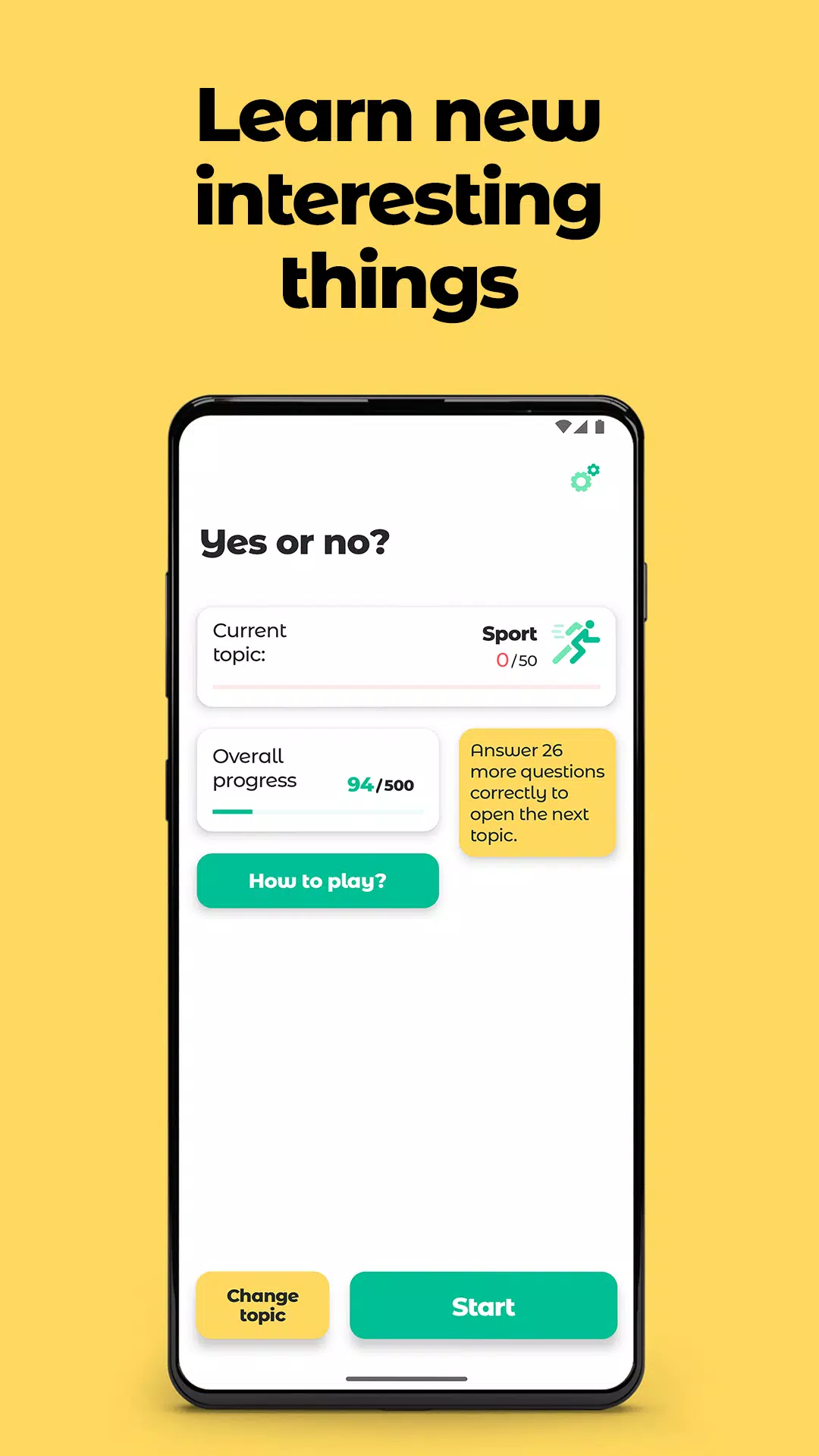 Yes or No? Trivia with facts. Screenshot6