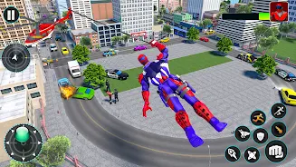 Spider Flying Rope Hero Games Screenshot19