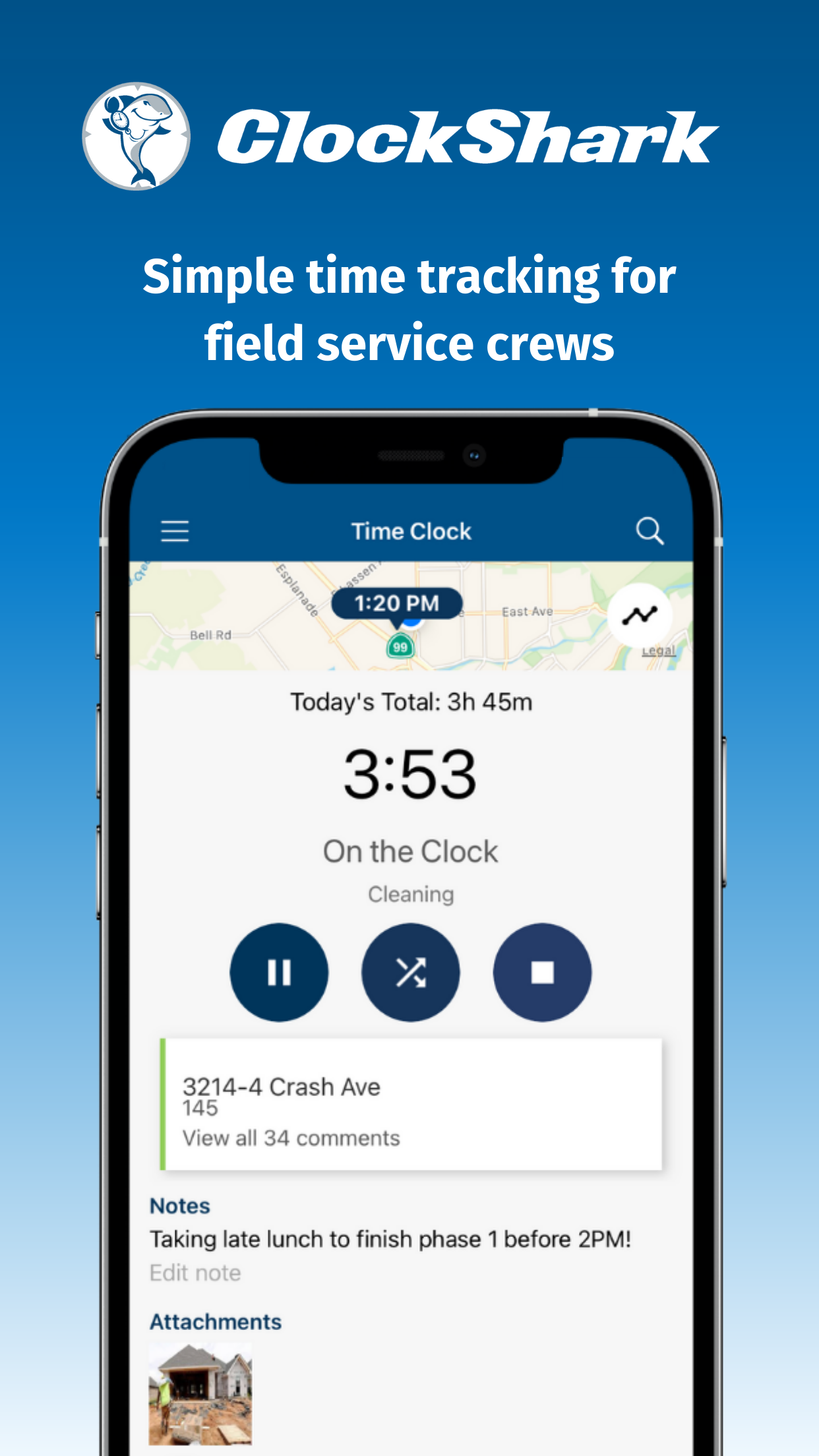ClockShark Screenshot1