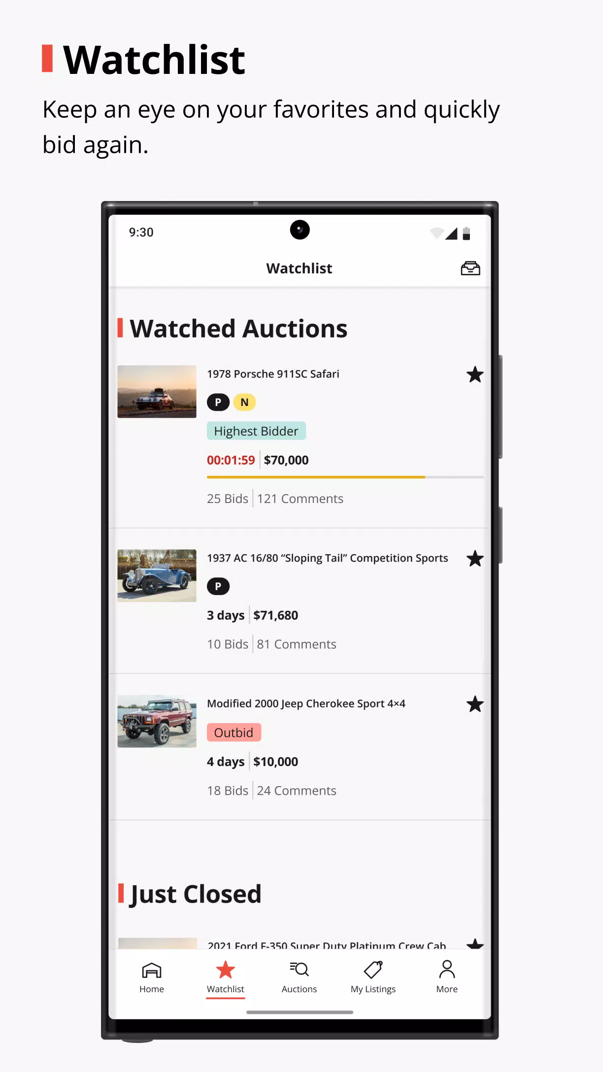Bring a Trailer Auctions Screenshot7