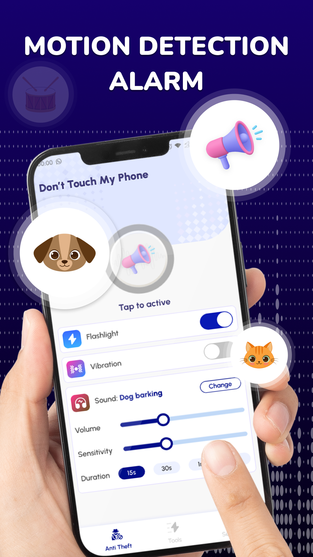 Anti Theft & Don't Touch Phone Screenshot4