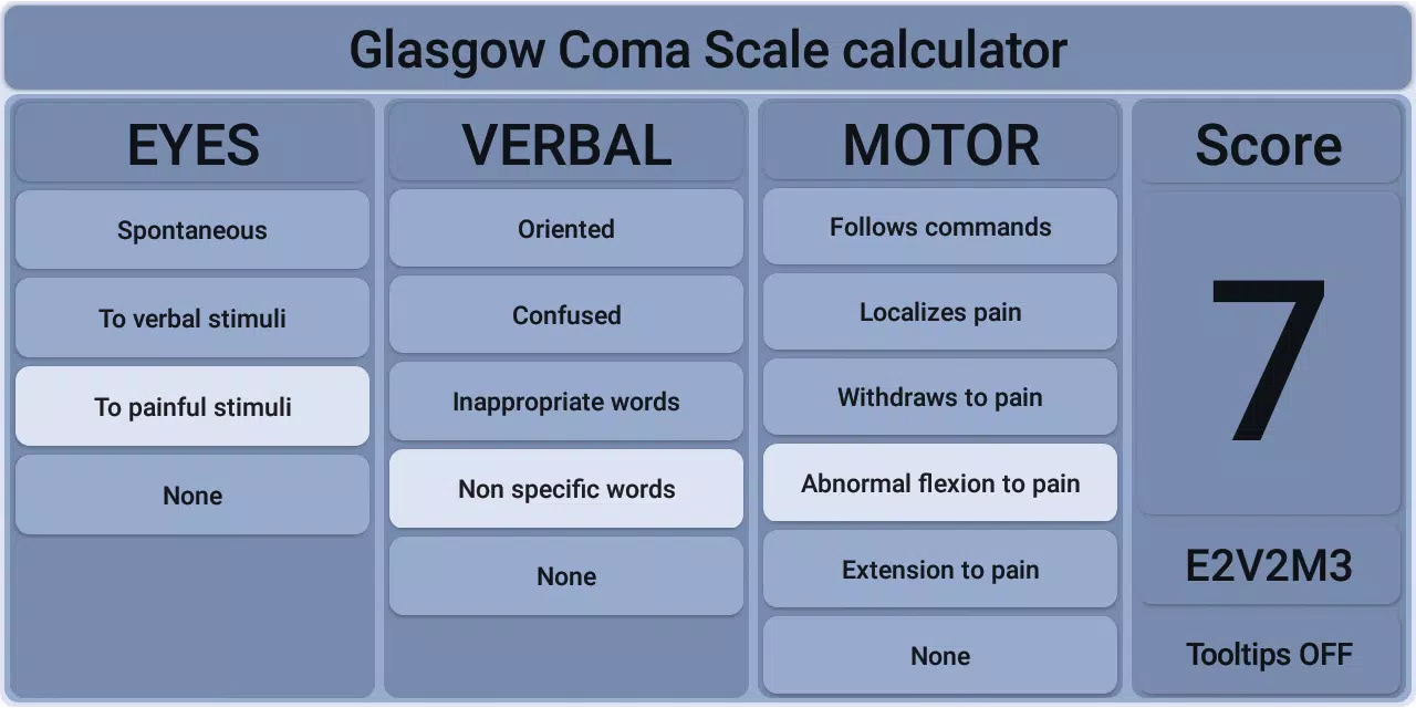 Glasgow Coma Scale Screenshot5
