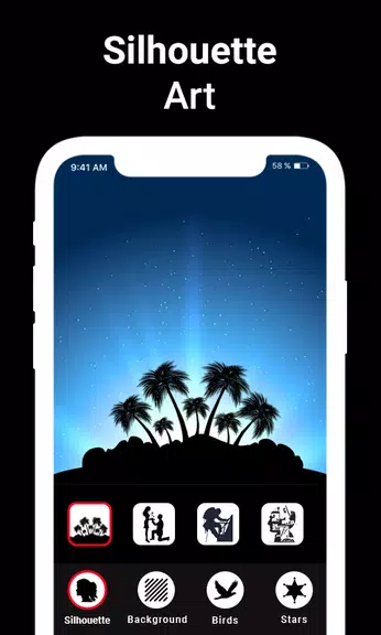 Silhouette art maker Screenshot1
