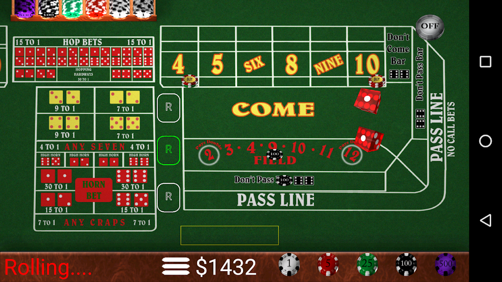 Craps Trainer Screenshot1