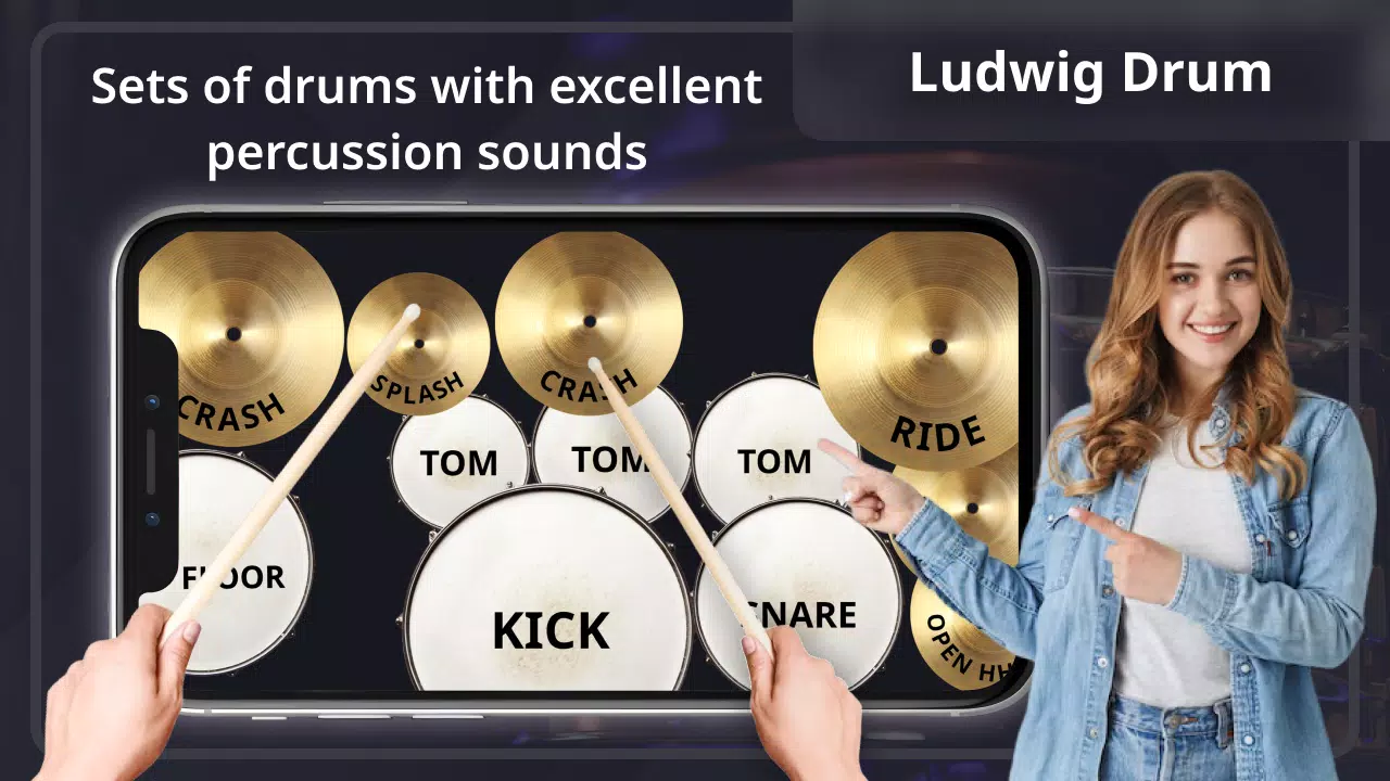 Real Drum Pad: Electro drums Screenshot3