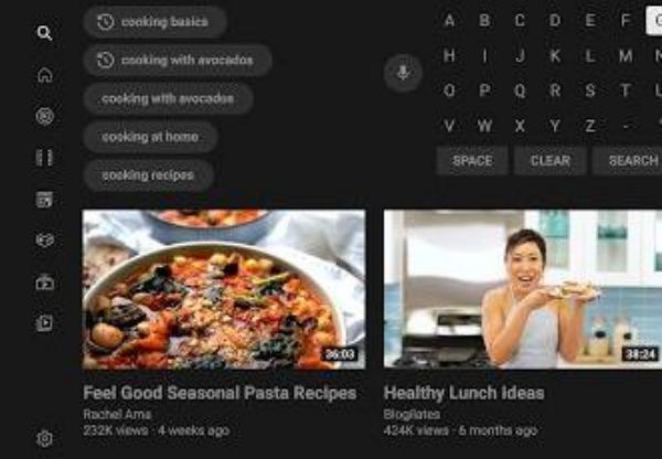 YouTube for Android TV Screenshot1