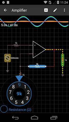 iCircuit Electronics Simulator Screenshot1