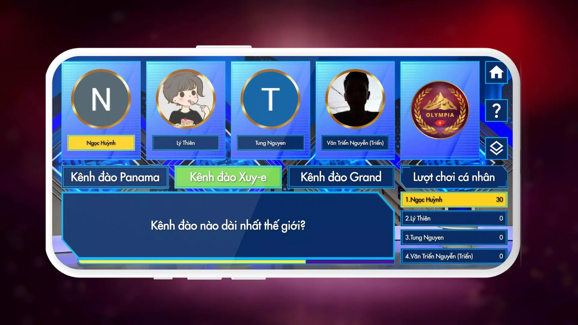 Chinh phục Olympia (Beta) Screenshot6