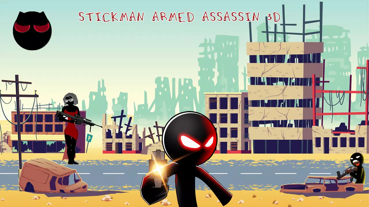 Stickman Armed Assassin 3D Screenshot1