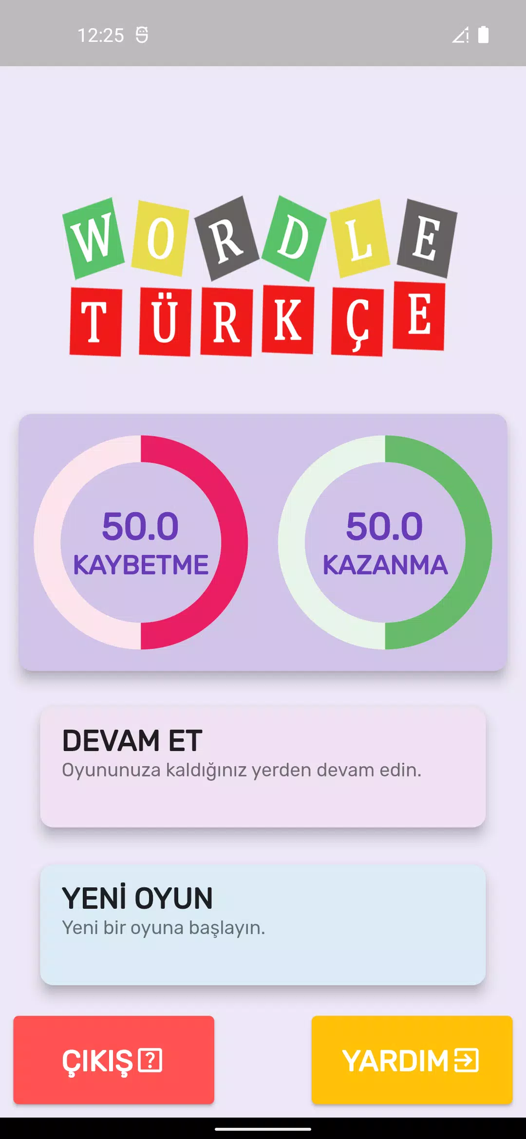 WordleTürkçe Screenshot1