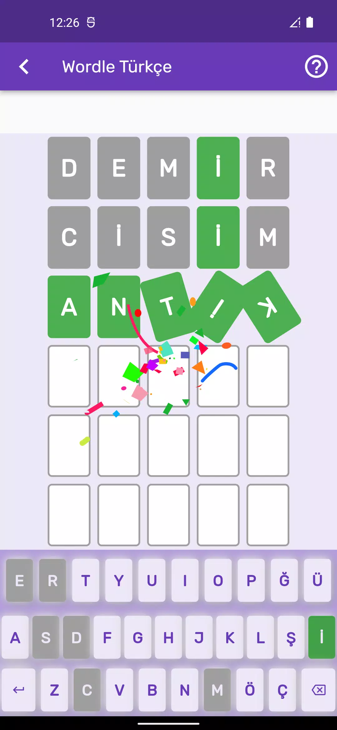 WordleTürkçe Screenshot4