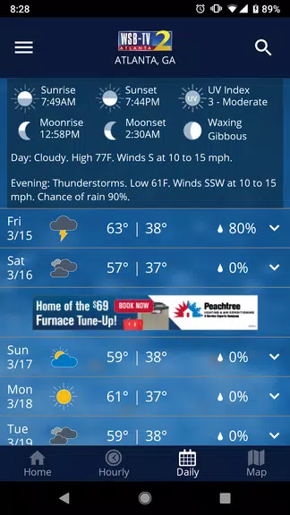 WSB-TV Channel 2 Weather Screenshot3