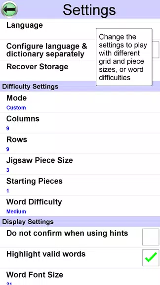 Jigsaw Crossword Screenshot3