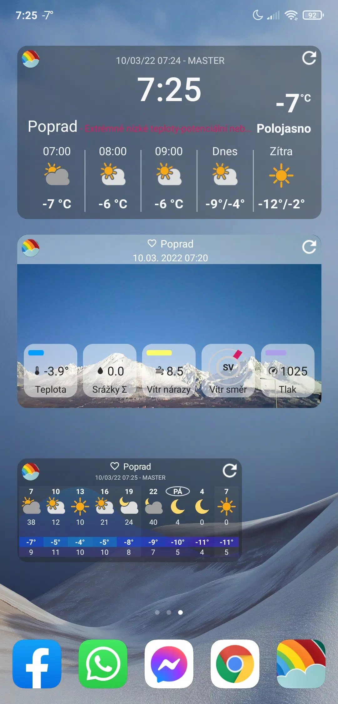 Počasí Meteo Screenshot8