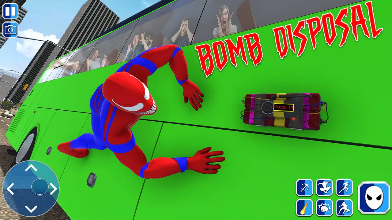 Black Spider Rope Hero Screenshot2